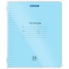 Тетрадь обложка пластик (прозрачный) 24л. линия, BRAUBERG Smart Cover, АССОРТИ (в спайке), 405037 - фото 6392925