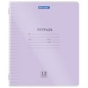 Тетрадь обложка пластик (прозрачный) 12л. линия, BRAUBERG Smart Cover, АССОРТИ (в спайке), 405023 - фото 6392930
