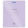 Тетрадь обложка пластик (прозрачный) 24л. линия, BRAUBERG Smart Cover, АССОРТИ (в спайке), 405037 - фото 6392943