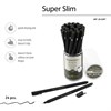 Ручка гелевая BRUNO VISCONTI "Super Slim Black", ЧЕРНАЯ, узел 0,28 мм, линия 0,2 мм, 20-0397 - фото 6403184