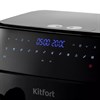 Аэрогриль KITFORT КТ-2250, 1750Вт, 2х4,5л, 12 программ, таймер, сенсорное управление, - фото 6443905