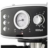 Кофеварка рожковая KITFORT КТ-736, 1100 Вт, объем 1,2л, 15 бар, ручной капучинатор, ч - фото 6443916