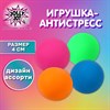Игрушка-антистресс "ШАР", 4 см, ассорти 4 цвета, дисплей, JOLLY JOT (ДЖОЛЛИ ДЖОТ), 665810 - фото 6444399