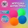 Игрушка-антистресс "ШАР", 7 см, ассорти 4 цвета, дисплей, JOLLY JOT (ДЖОЛЛИ ДЖОТ), 665811 - фото 6444409