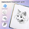 Скетчбук, белая бумага 80 г/м2, 145х203 мм, 80 л., резинка, твердый, BRAUBERG ART, "Эльфийка", 116892 - фото 6461188