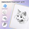 Скетчбук, белая бумага 80 г/м2, 145х203 мм, 80 л., резинка, твердый, BRAUBERG ART, "Don't burn out", 116893 - фото 6461191