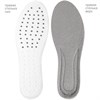 Стельки для обуви ЗИМНИЕ УТЕПЛЕННЫЕ, материал PU PRO, размер RU 39-44 / EU 40-45, с линиями выреза, SHEGRA (ШЕГРА), 700758 - фото 6474863