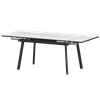 Стол раздвижной Гранд Обеденные столы в пластике Гранд 1200+300+300 (Н-3778) Фрост/Черный муар - фото 6487538