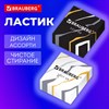 Ластик BRAUBERG "MARBLE", 34х34х11 мм, квадратный, экологичный ПВХ, ассорти, 272726 - фото 6517049