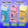 Ластик FUNSTER (ФАНСТЕР) "PETS", 50х21х16 мм, прямоугольный, картонный держатель, экологичный ПВХ, ассорти, 272725 - фото 6517053