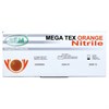 Перчатки нитриловые сверхпрочные с текстурой SFM MEGA TEX ORANGE, Германия, 25 пар (50 штук), размер L, ЧЗ, 4036534914205 - фото 6517149