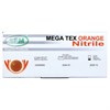 Перчатки нитриловые сверхпрочные с текстурой SFM MEGA TEX ORANGE, Германия, 25 пар (50 штук), размер M, ЧЗ, 4036534913208 - фото 6517153