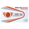 Перчатки нитриловые сверхпрочные с текстурой SFM MEGA TEX ORANGE, Германия, 25 пар (50 штук), размер M, ЧЗ, 4036534913208 - фото 6517161