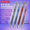 Ручка шариковая автоматическая с грипом BRAUBERG "STYLE RT", СИНЯЯ, игольчатый наконечник 0,7 мм, линия письма 0,35 мм, 144324 - фото 6523456