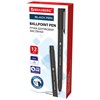 Ручка шариковая масляная BRAUBERG "BLACK PEN", СИНЯЯ, игольчатый узел 0,7 мм, линия письма 0,35 мм, 144325 - фото 6523458