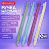 Ручка шариковая автоматическая с грипом BRAUBERG "COMFORT GRIP", СИНЯЯ, игольчатый наконечник 0,7 мм, линия письма 0,35 мм, 144323 - фото 6523460