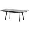 Стол раздвижной Гранд Обеденные столы в пластике Гранд 1200+300+300 (Н-3778) Фаерстоун/Черный муар - фото 6533568
