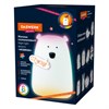 Ночник силиконовый LED "Медведь" 111x111x160 мм, белый свет/RGB, таймер, USB, аккумулятор 1200 мАч, DASWERK, 238938 - фото 6533630