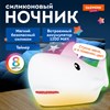Ночник силиконовый LED "Акула" 190x91x103 мм, белый свет/RGB, таймер, USB, аккумулятор 1200 мАч, DASWERK, 238940 - фото 6533636