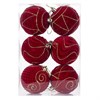Шары елочные 6 шт., 8 см, "Burgundy Charm", пластик, софт-тач, бургунди, ЗОЛОТАЯ СКАЗКА, 592453 - фото 6533649