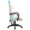Кресло компьютерное DEFENDER "Energy", 2 подушки, RGB-подсветка, экокожа, белое, 64557 - фото 6544862
