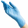 Перчатки нитриловые смотровые 100 пар (200 шт.), размер L, голубые, BENOVY Nitrile Chlorinated, ЧЗ, М - фото 6544926