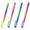 Ручка гелевая BRAUBERG GRADE NEON, ЧЕРНАЯ, игольчатый узел 0,5 мм, линия письма 0,3 мм, 144285 - фото 6549619