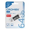 Флеш-диск 64 GB, CROMEX Ultra USB 3.1, металлический корпус, черный, 514164 - фото 6549651