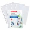 Папки-файлы перфорированные А4 BRAUBERG "PREMIUM", КОМПЛЕКТ 100 шт., гладкие, 35 мкм, 273003 - фото 6566161