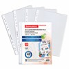 Папки-файлы перфорированные А4 BRAUBERG "PREMIUM", КОМПЛЕКТ 100 шт., гладкие, 40 мкм, 273007 - фото 6566164