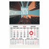 Календарь квартальный 2026г, 1 блок 1 гребень, магнитный курсор, мелованная бумага, BRAUBERG, Мегаполис, 116918 - фото 6585517