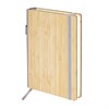 Ежедневник недатированный А5 145х213мм BRAUBERG "Bamboo", резинка, держатель, 160л, коричневый, 117137 - фото 6585660