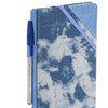 Блокнот А5 135x210мм BRAUBERG "Denim", ткань/экокожа, резинка, держатель, 80л клетка, голубой, 117138 - фото 6585710