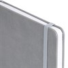Блокнот А5 135x212мм BRAUBERG "Soft touch" под кожу, резинка, держатель, 80л клетка, серый, 117146 - фото 6585739