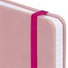 Блокнот А5 135x212мм BRAUBERG "Soft touch" под кожу, резинка, держатель, 80л клетка, красный, 117147 - фото 6585740