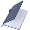 Блокнот А5 135x212мм BRAUBERG "Soft touch" под кожу, резинка, держатель, 80л клетка, синий, 117149 - фото 6585765