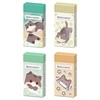 Ластик BRAUBERG CUTE CATS, 50х24х10 мм, прямоугольный, цвет ластика ассорти, эко-пвх, картонный держатель, 273227 - фото 6587929
