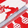 Плед новогодний 150х200 см "Лоскутки", полиэстер, 210 г/м2, ЗОЛОТАЯ СКАЗКА, 592531 - фото 6603588