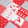 Плед новогодний 150х200 см "Лоскутки", полиэстер, 210 г/м2, ЗОЛОТАЯ СКАЗКА, 592531 - фото 6603593