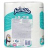 Полотенца бумажные бытовые, спайка 2 шт., 2-слойные (2х12 м), FAMILIA, 23x12,5 см, белые, 5083815 - фото 6616526