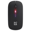 Мышь беспроводная DEFENDER Coda MB-261, 2.4 ГГц+BT, радужная, 3 кнопки + 1 колесо, 300 мАч, черная, 52261 - фото 6628787