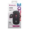 Мышь беспроводная DEFENDER Coda MB-261, 2.4 ГГц+BT, радужная, 3 кнопки + 1 колесо, 300 мАч, черная, 52261 - фото 6628790