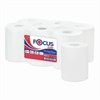 Полотенца бумажные с центральной вытяжкой 125 м FOCUS (Система М2) Jumbo, 2-слойные, белые, КОМПЛЕКТ 6 рулонов, 5036772 - фото 6628808