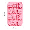 Форма для выпечки новогодняя 20,5х13 см "Xmas Sweets", силикон, 14 ячеек, рецепт, ЗОЛОТАЯ СКАЗКА, 592471 - фото 6695337