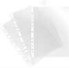 Папки-файлы перфорированные плотные, А4, КОНСУЛ, комплект 100 шт., гладкие, ПЛОТНЫЕ 60 мкм - фото 6695466