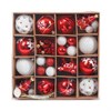 Шары елочные НАБОР 42 предмета "Red and White Shine", пластик, красный/белый, ЗОЛОТАЯ СКАЗКА, 592589 - фото 6810165