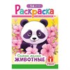 Раскраска с заданиями +56 наклеек "Наклей и раскрась" с цветным фоном, А5, 16 стр., 16,2х23,4 см, АССОРТИ, ЛиС - фото 6810281