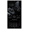 Календарь настенный перекидной 2026 г., BRAUBERG, 12 листов, 28,5х28,5 см, "Black esthetic", 116927 - фото 6843344