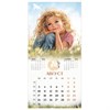 Календарь настенный перекидной 2026 г., BRAUBERG, 12 листов, 28,5х28,5 см, "Лошадка и девочка", 116937 - фото 6843542