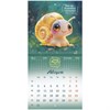 Календарь настенный перекидной 2026 г., BRAUBERG, 12 листов, 21,4х21,4 см, МИНИ, "Magic animals", 116943 - фото 6843560